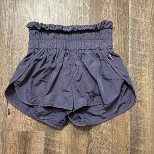FP Movement by Free People Ruffled Purple Shorts